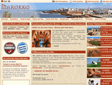 Tablet Screenshot of marokko-hotels.com